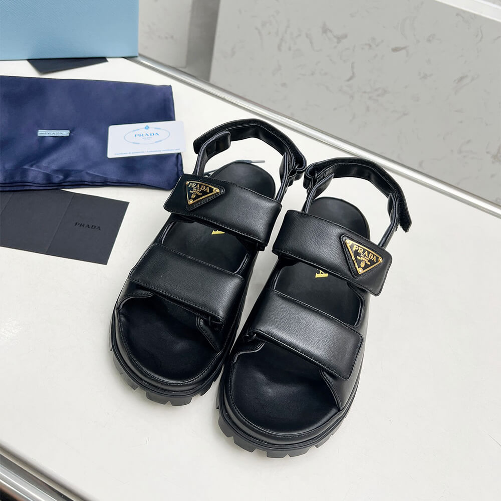 PRADA Nappa leather sandals